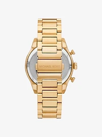 Oversized Panorama Gold-Tone Watch