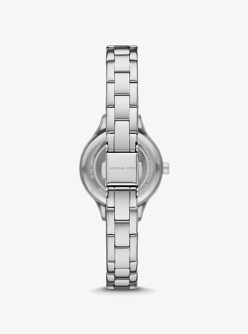 Petite Aspyn Pavé Silver-Tone Watch
