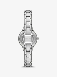 Petite Aspyn Pavé Silver-Tone Watch