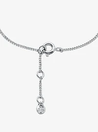 Precious Metal-Plated Sterling Silver Logo Bracelet