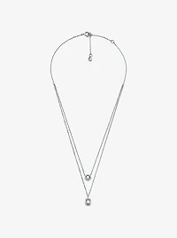 Precious Metal-Plated Double Layered Necklace