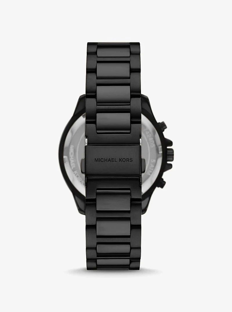 Oversized Sage Black-Tone Watch