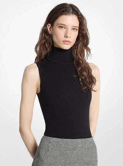 Cashmere Blend Turtleneck Bodysuit