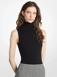 Cashmere Blend Turtleneck Bodysuit