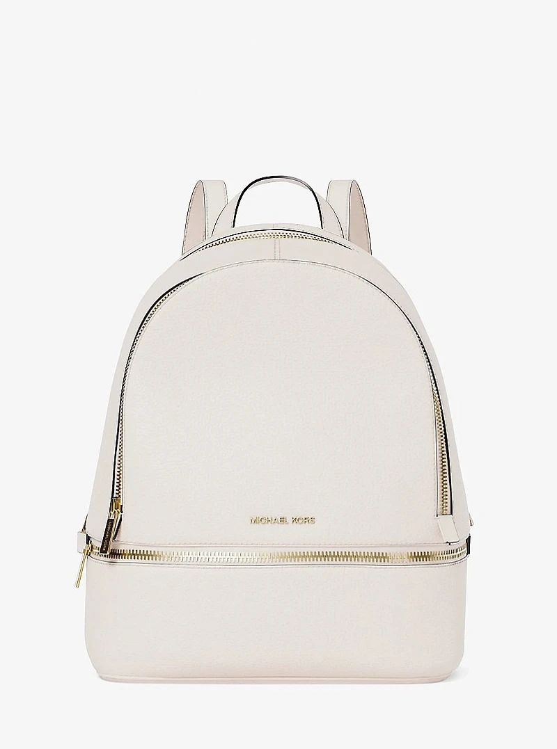 Rhea Medium Pebbled Leather Backpack