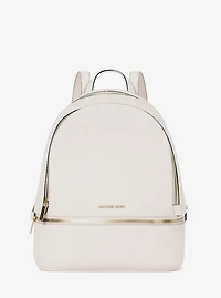 Rhea Medium Pebbled Leather Backpack