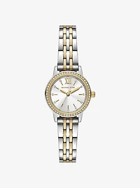 Mini Melissa Pavé Two-Tone Watch