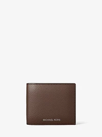 Cooper Pebbled Leather Billfold Wallet With Passcase