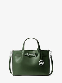 Carson Small Pebbled Leather Satchel