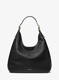 Nolita Large Pebbled Leather Hobo Shoulder Bag
