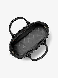 Luisa Medium Pebbled Leather Tote Bag