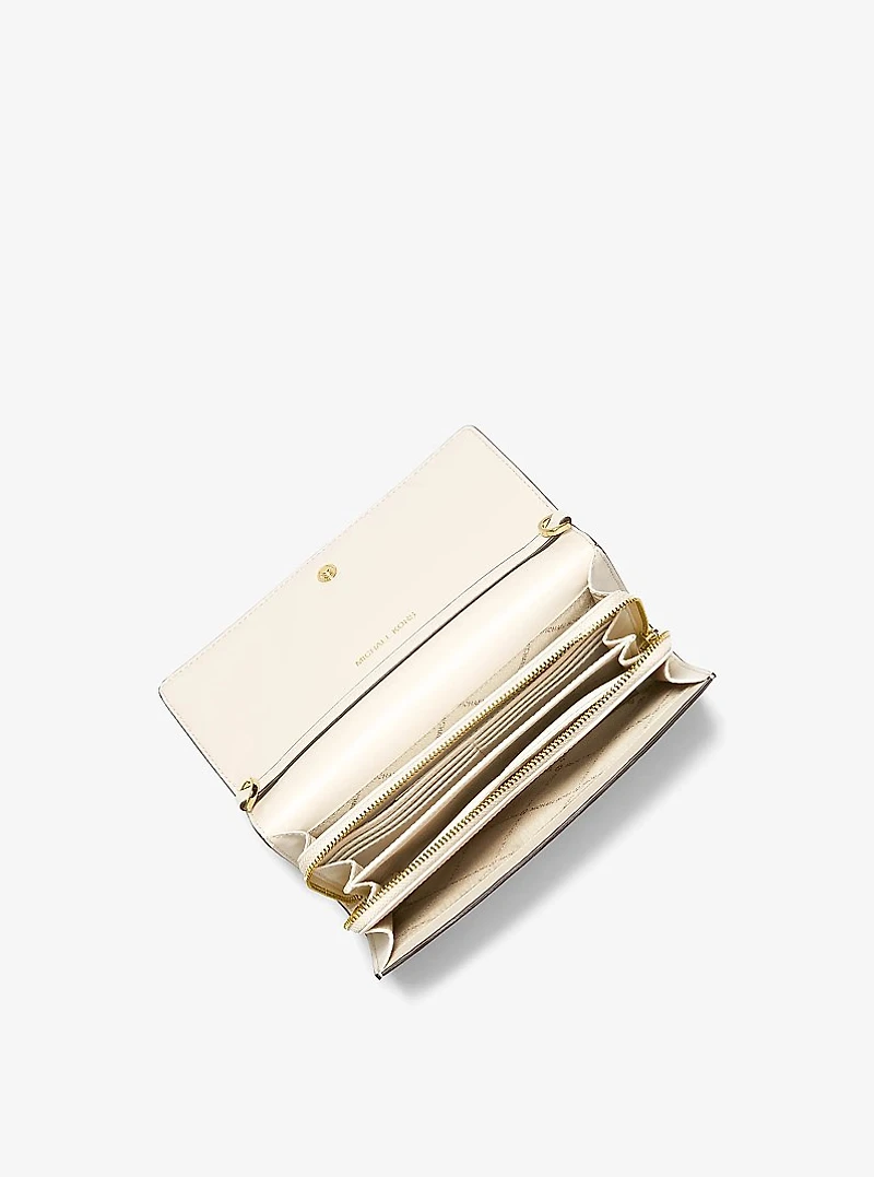 Jet Set Large Leather Crossbody Bag