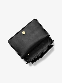 Claire Large Pebbled Leather Shoulder Bag