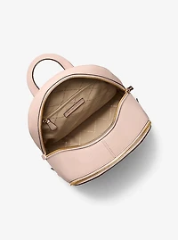Rhea Medium Pebbled Leather Backpack