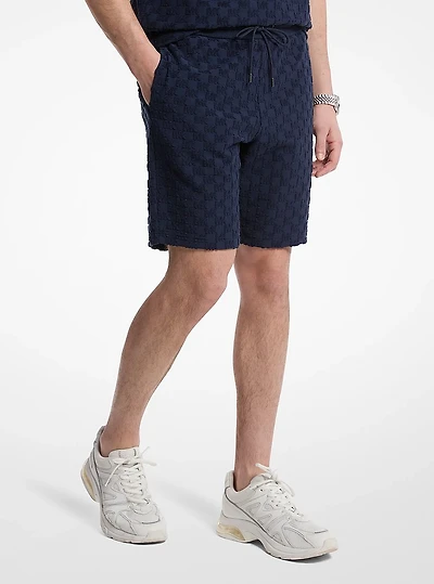 Logo Jacquard Terry Shorts
