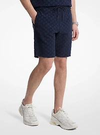 Logo Jacquard Terry Shorts