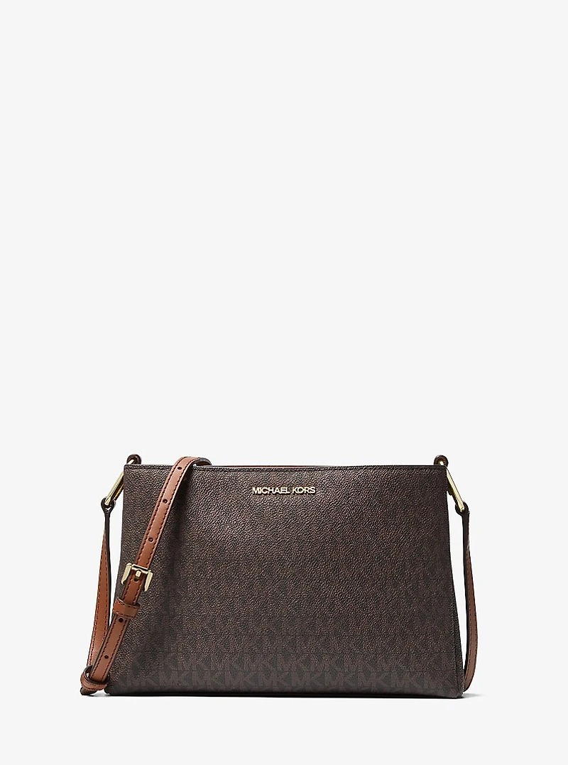 Trisha Medium Logo Crossbody Bag