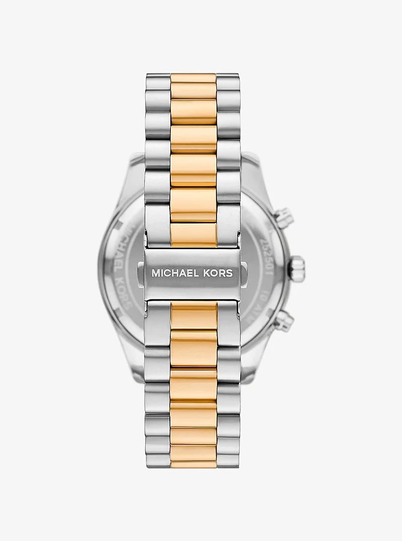 Oversized Lexington Two-Tone Watch
