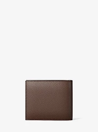 Cooper Pebbled Leather Billfold Wallet With Passcase