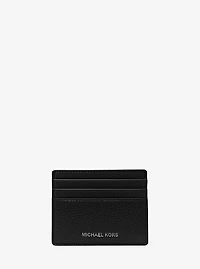 Cooper Pebbled Leather Tall Card Case