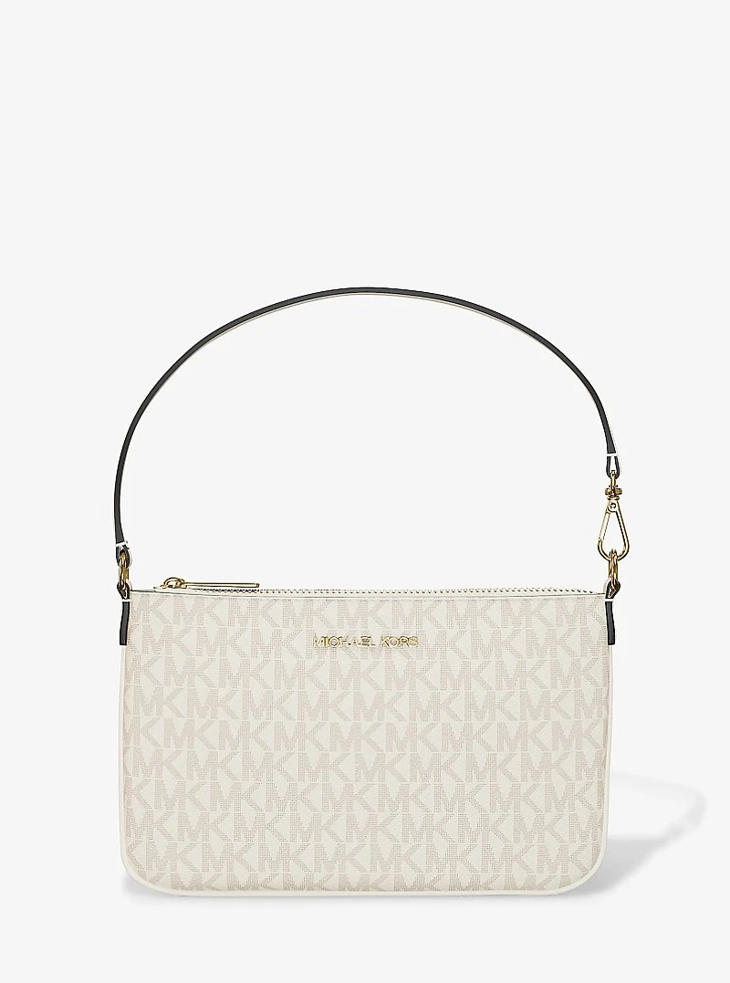 Jet Set Small Signature Logo Convertible Wristlet