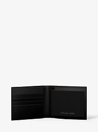 Cooper Saffiano Leather Billfold Wallet With Passcase
