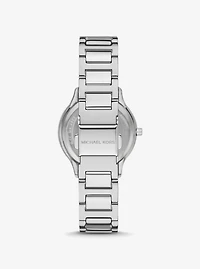Mini Sage Pavé Silver-Tone Watch