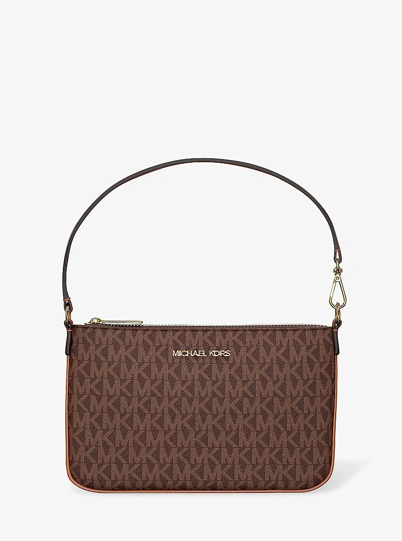 Jet Set Small Signature Logo Convertible Wristlet