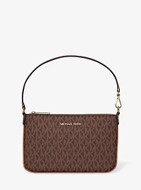 Jet Set Small Signature Logo Convertible Wristlet
