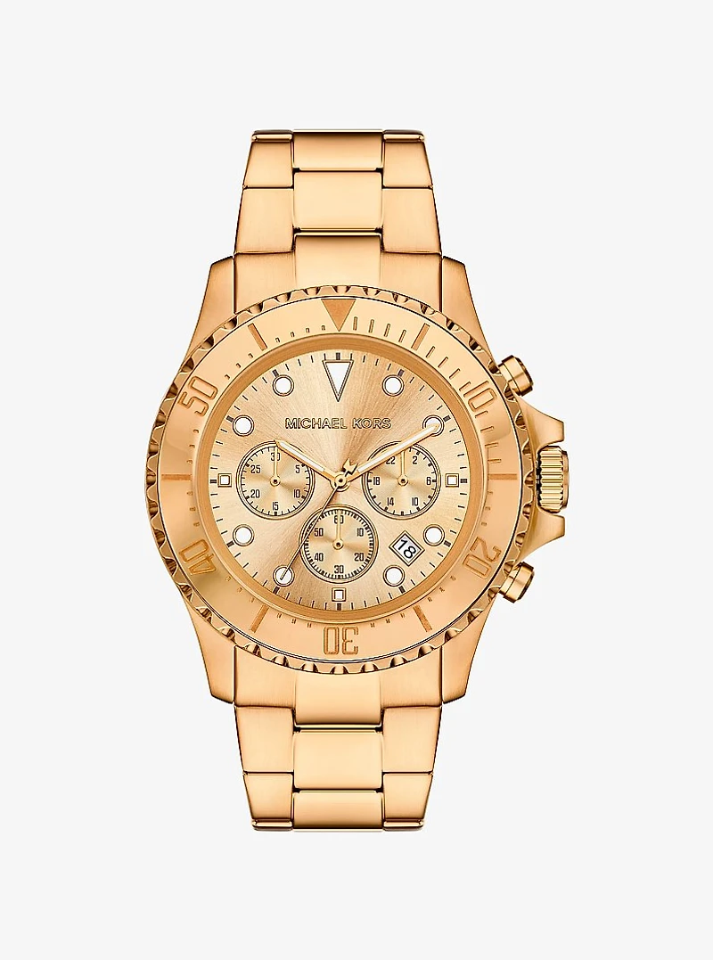 Oversized Everest Gold-Tone Watch