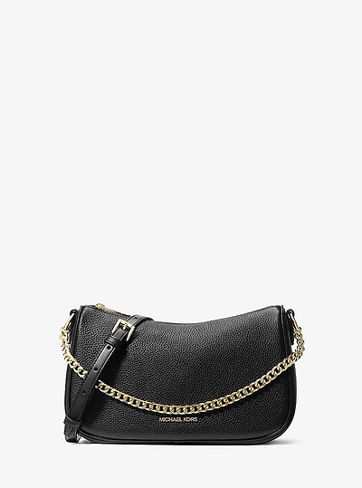 Carmela Medium Pebbled Leather Convertible Crossbody Bag