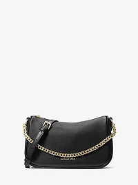 Carmela Medium Pebbled Leather Convertible Crossbody Bag
