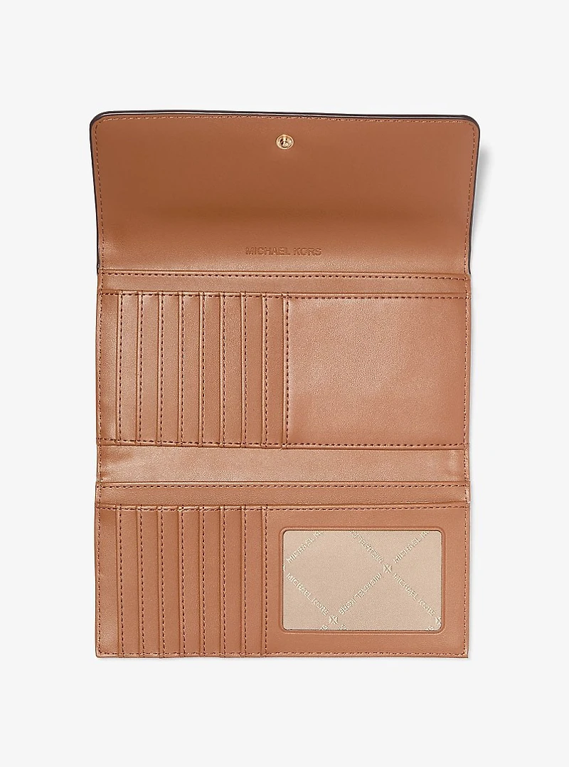 Jet Set Large Logo Trifold Wallet