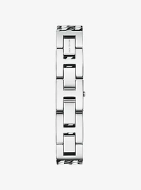 Mini Darrington Silver-Tone Chain-Link Watch
