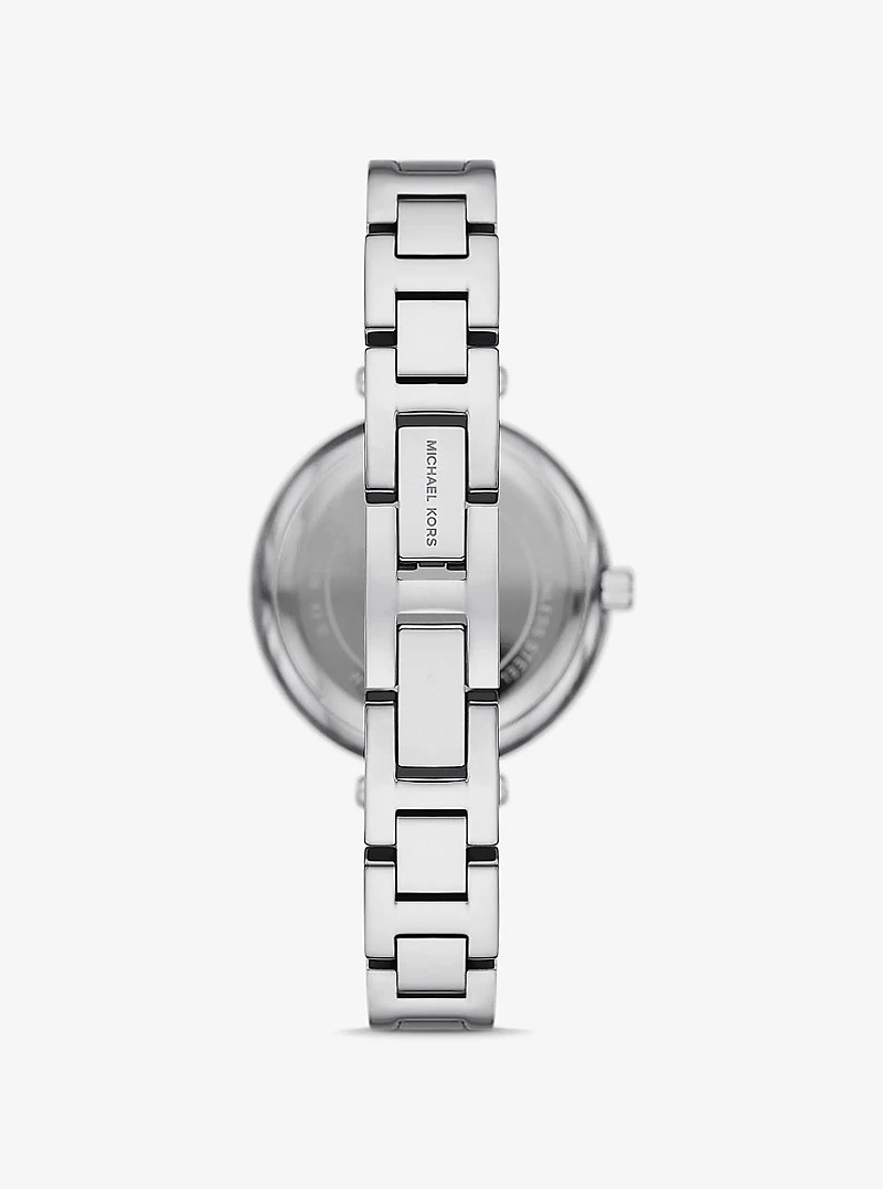 Mini Laney Silver-Tone Bangle Watch