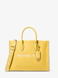 Mirella Medium Pebbled Leather Tote Bag