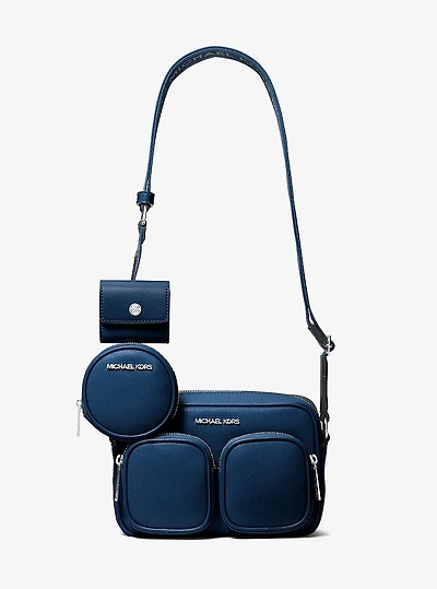 Jet Set Leather Medium Crossbody Bag with Case for Apple Airpods Pro®