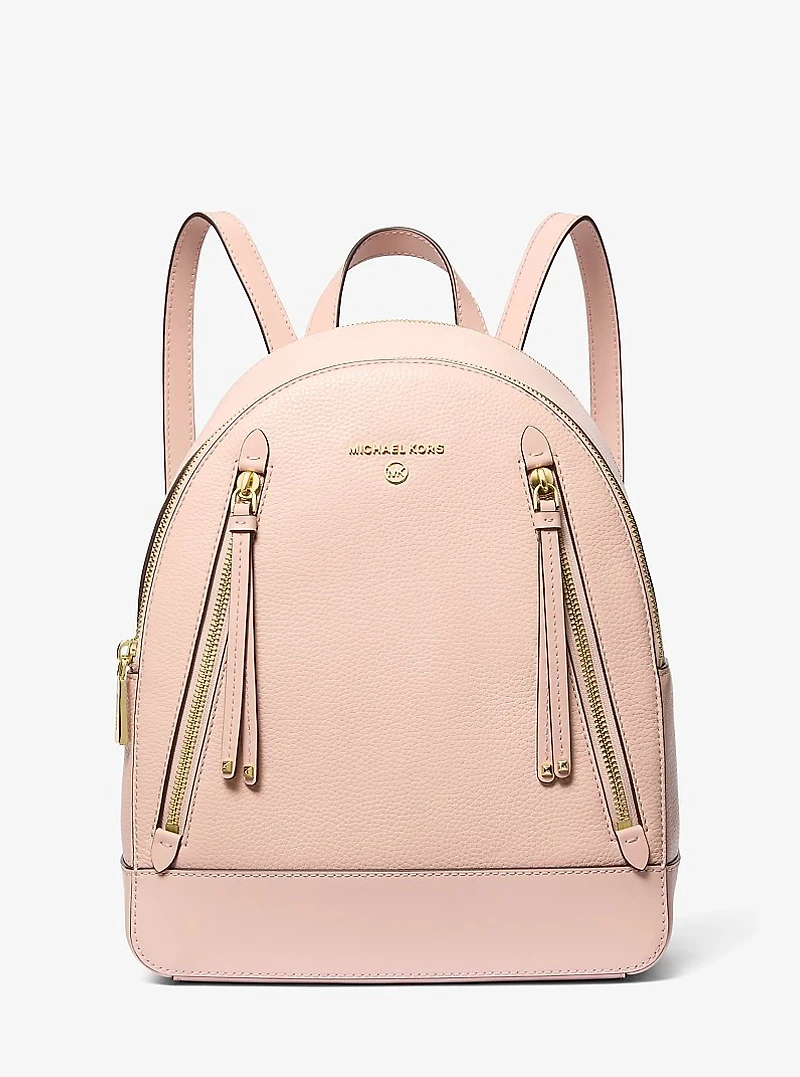Brooklyn Medium Pebbled Leather Backpack