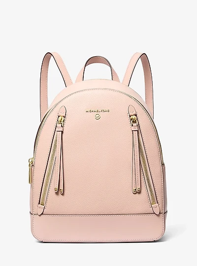 Brooklyn Medium Pebbled Leather Backpack