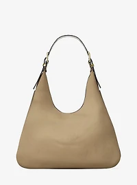 Nolita Large Nubuck Hobo Shoulder Bag