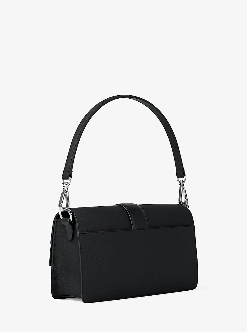 Greenwich Medium Saffiano Leather Convertible Shoulder Bag