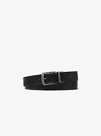 Signature Logo Billfold Wallet and Belt Gift Set