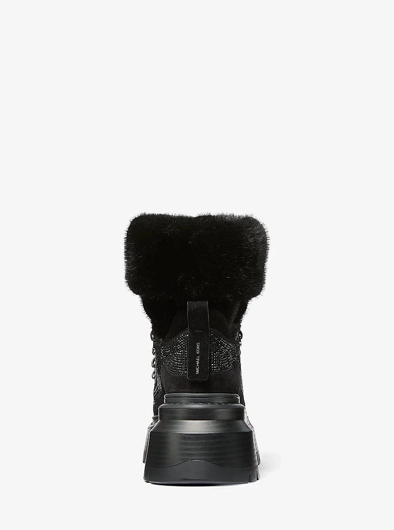 Shiloh Embellished Mixed-Media Boot