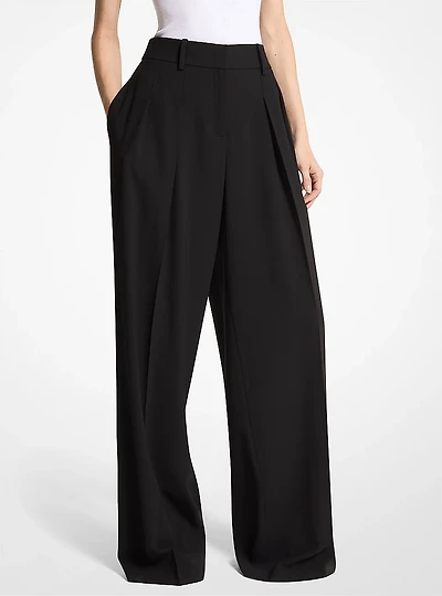 Pleated Wool Trousers