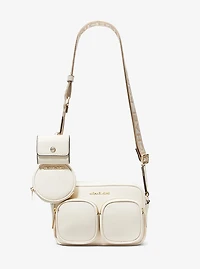 Jet Set Medium Leather Crossbody Bag with Case for Apple Airpods Pro