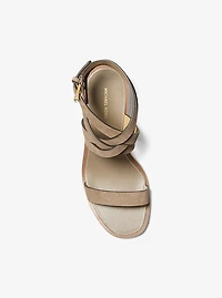 Irene Suede Kitten Heel Sandal