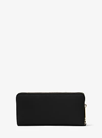 Leather Continental Wristlet
