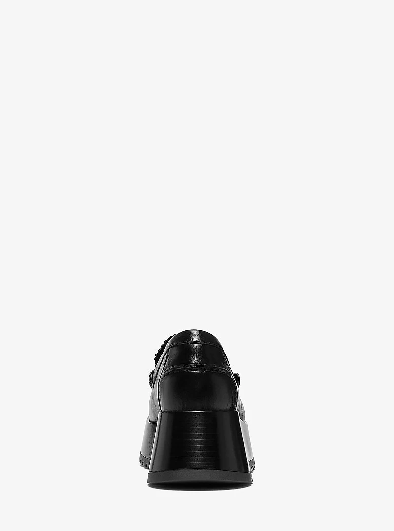 Indy Leather Platform Loafer