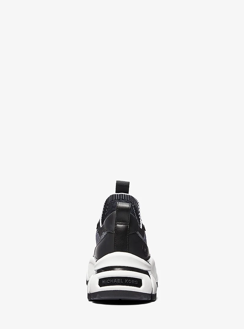 Darius Two-Tone Stretch Knit Trainer