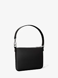 Jet Set Small Pebbled Leather Convertible Wristlet
